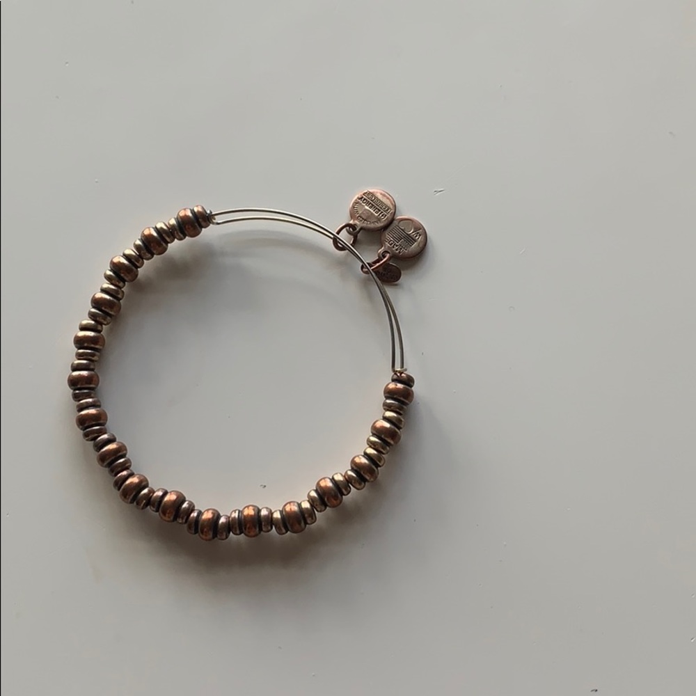 Copper alex and ani bracelet